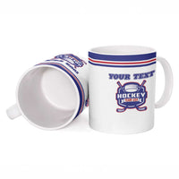 Custom USA Ice Hockey Ceramic Mug Old Glory On Ice