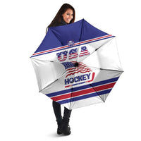 USA Ice Hockey Umbrella Old Glory On Ice