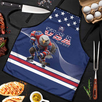 USA Ice Hockey Apron Eagle Mascot