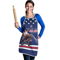 USA Ice Hockey Apron Eagle Mascot