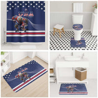 USA Ice Hockey Bathroom Set Eagle Mascot