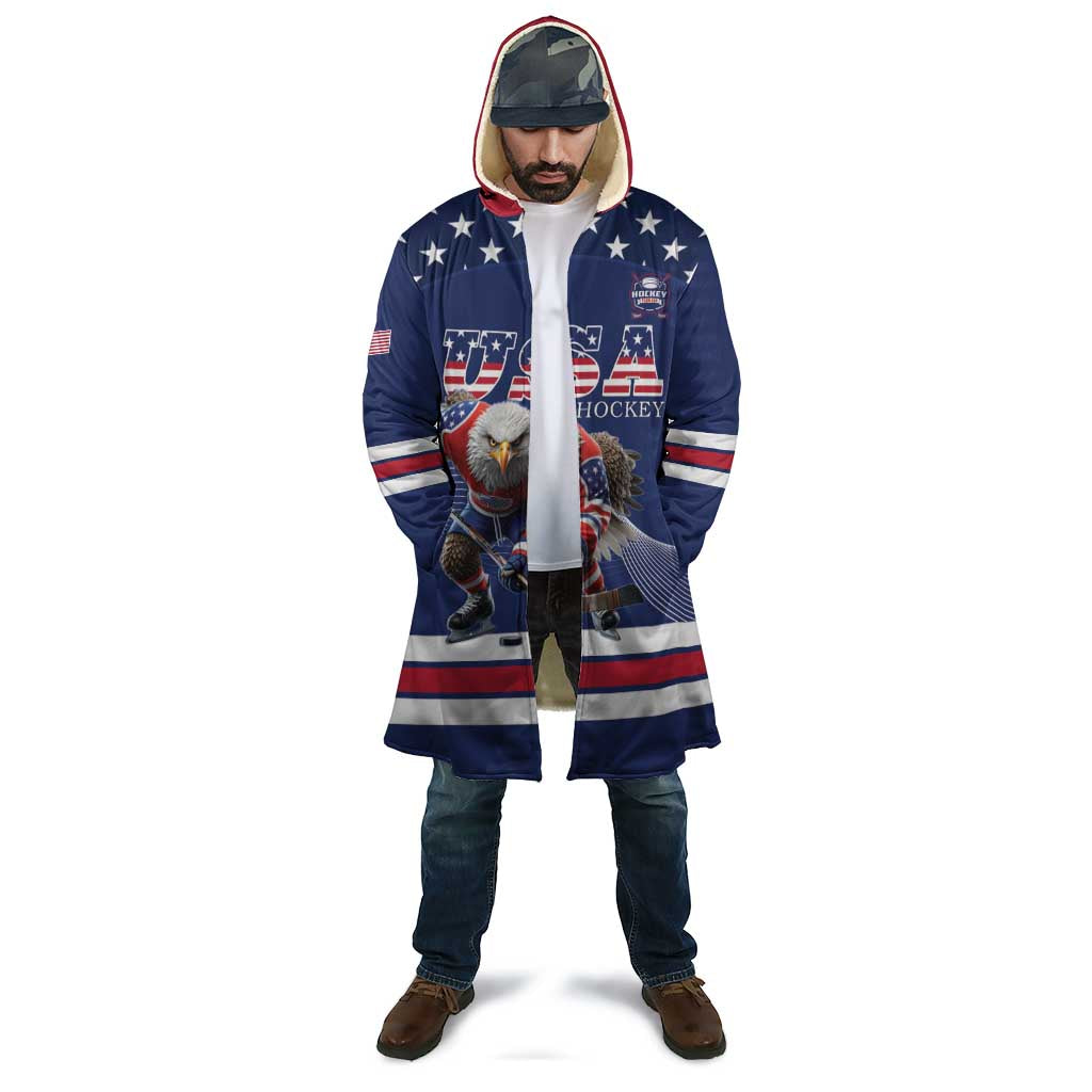 Custom USA Ice Hockey Cloak Eagle Mascot