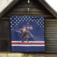 USA Ice Hockey Quilt Eagle Mascot