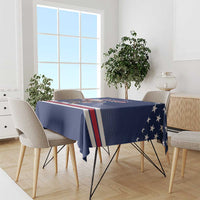 USA Ice Hockey Tablecloth Eagle Mascot