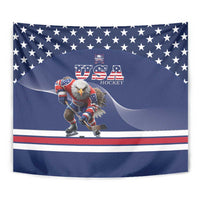 USA Ice Hockey Tapestry Eagle Mascot