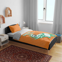 Custom Ivory Coast Football Bedding Set Come On Elephants