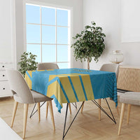 Custom Saint Lucia Cricket Tablecloth Go Beinspired