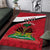 Personalized Haiti Area Rug Flag 1964 Coat Of Arms - Polynesian Style - Wonder Print Shop