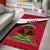 Personalized Haiti Area Rug Flag 1964 Coat Of Arms - Polynesian Style - Wonder Print Shop