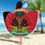 Personalized Haiti Beach Blanket Flag 1964 Coat Of Arms - Polynesian Style - Wonder Print Shop