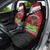 Personalized Haiti Car Seat Cover Flag 1964 Coat Of Arms - Polynesian Style