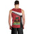 Personalized Haiti Men Tank Top Flag 1964 Coat Of Arms - Polynesian Style - Wonder Print Shop