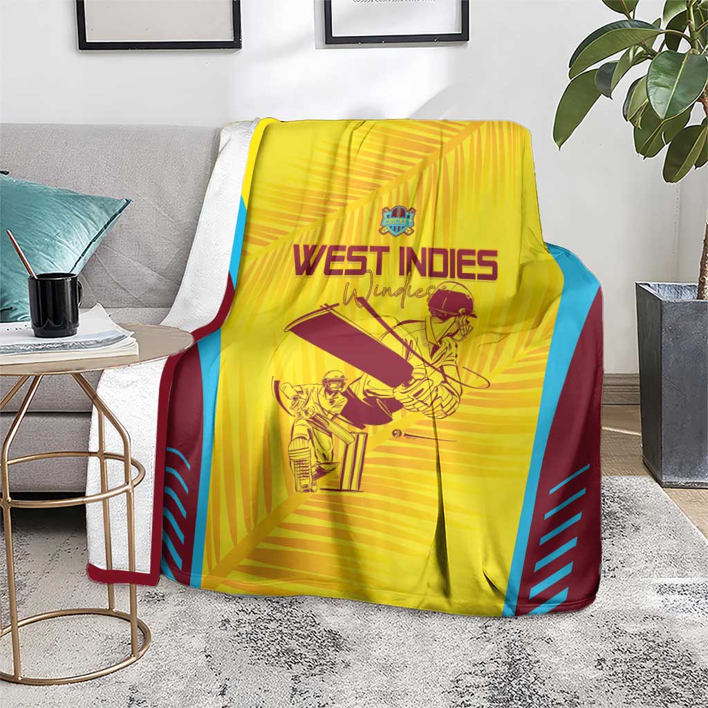 West Indies Cricket Blanket Go Windies Go - Wonder Print Shop