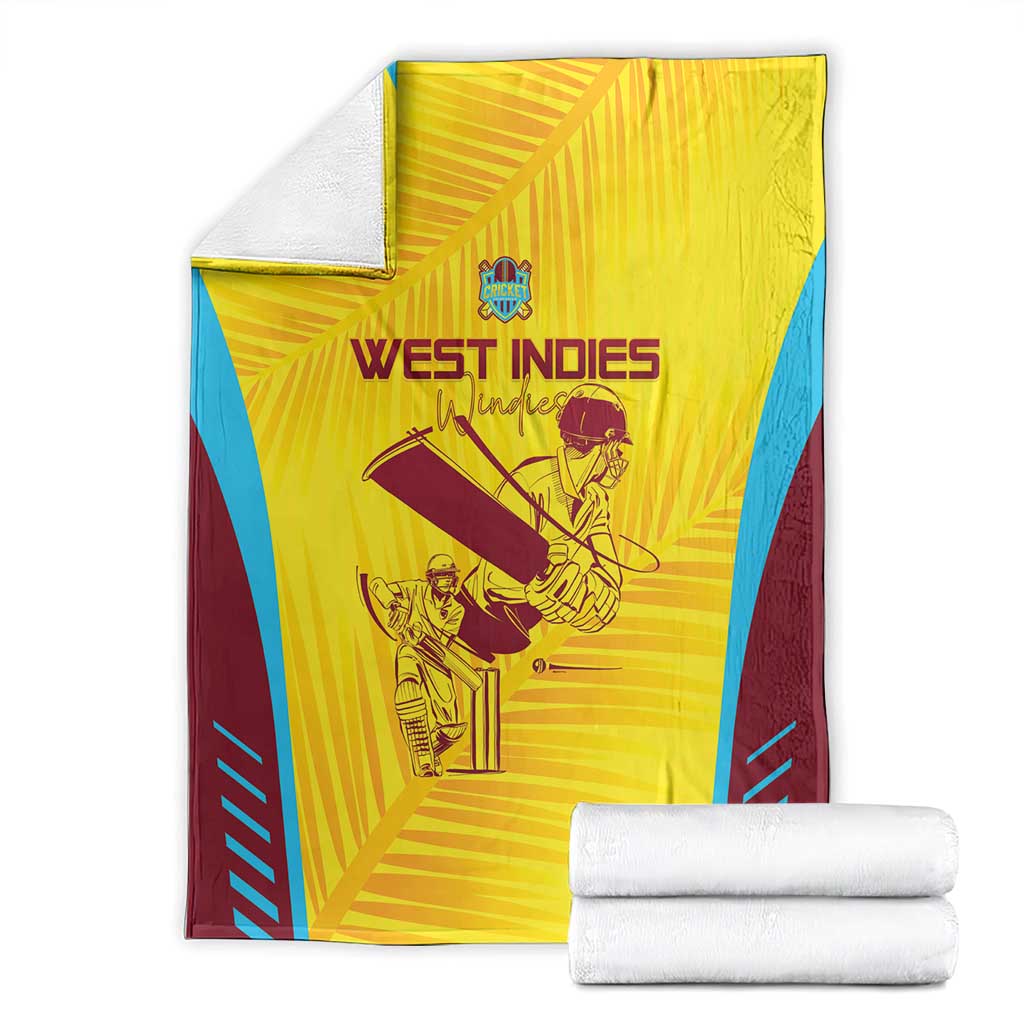 West Indies Cricket Blanket Go Windies Go - Wonder Print Shop