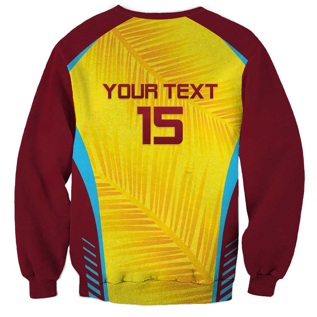 Custom West Indies Cricket Sweatshirt Go Windies Go - Wonder Print Shop