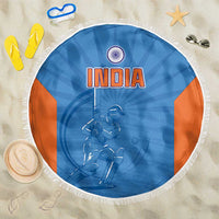 India Cricket Beach Blanket Go Champions - Wonder Print Shop