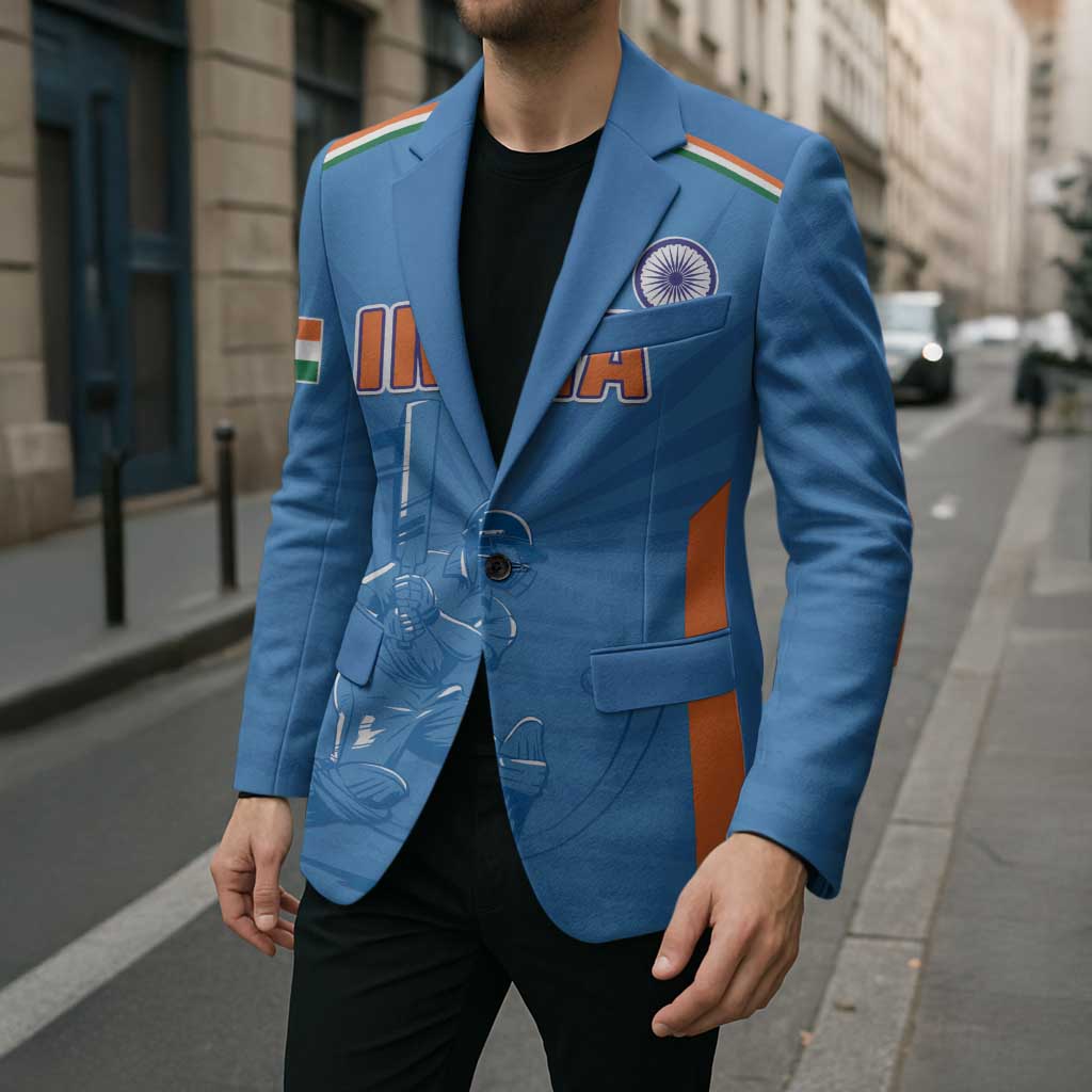 Custom India Cricket Blazer Go Champions - Wonder Print Shop