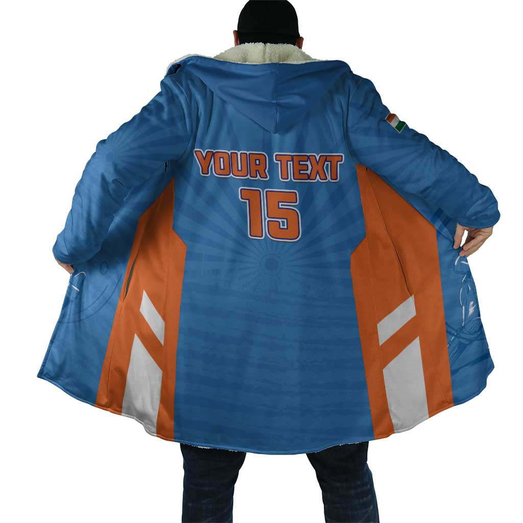 Custom India Cricket Cloak Go Champions - Wonder Print Shop