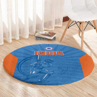 India Cricket Round Carpet Go Champions - Wonder Print Shop