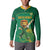 Custom South Africa Cricket Button Sweatshirt Lion Mascot With Protea - Wonder Print Shop