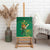 Custom South Africa Cricket Canvas Wall Art Lion Mascot With Protea - Wonder Print Shop