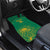 Custom South Africa Cricket Car Mats Lion Mascot With Protea - Wonder Print Shop