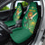 Custom South Africa Cricket Car Seat Cover Lion Mascot With Protea - Wonder Print Shop