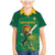 Custom South Africa Cricket Family Matching Mermaid Dress and Hawaiian Shirt Lion Mascot With Protea - Wonder Print Shop