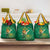 Custom South Africa Cricket Grocery Bag Lion Mascot With Protea