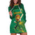 Custom South Africa Cricket Hoodie Dress Lion Mascot With Protea - Wonder Print Shop