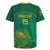 Custom South Africa Cricket Rugby Jersey Lion Mascot With Protea - Wonder Print Shop