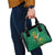 Custom South Africa Cricket Shoulder Handbag Lion Mascot With Protea