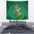 Custom South Africa Cricket Tapestry Lion Mascot With Protea