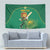 Custom South Africa Cricket Tapestry Lion Mascot With Protea