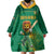 Custom South Africa Cricket Wearable Blanket Hoodie Lion Mascot With Protea