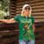 Custom South Africa Cricket Women Polo Shirt Lion Mascot With Protea - Wonder Print Shop