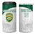 Custom South Africa Cricket 4 in 1 Can Cooler Tumbler Go Proteas - Wonder Print Shop