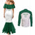 Custom South Africa Cricket Couples Matching Mermaid Dress and Long Sleeve Button Shirt Go Proteas