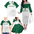 Custom South Africa Cricket Family Matching Off The Shoulder Long Sleeve Dress and Hawaiian Shirt Go Proteas - Wonder Print Shop