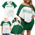 Custom South Africa Cricket Family Matching Off Shoulder Short Dress and Hawaiian Shirt Go Proteas - Wonder Print Shop