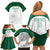 Custom South Africa Cricket Family Matching Off Shoulder Short Dress and Hawaiian Shirt Go Proteas - Wonder Print Shop