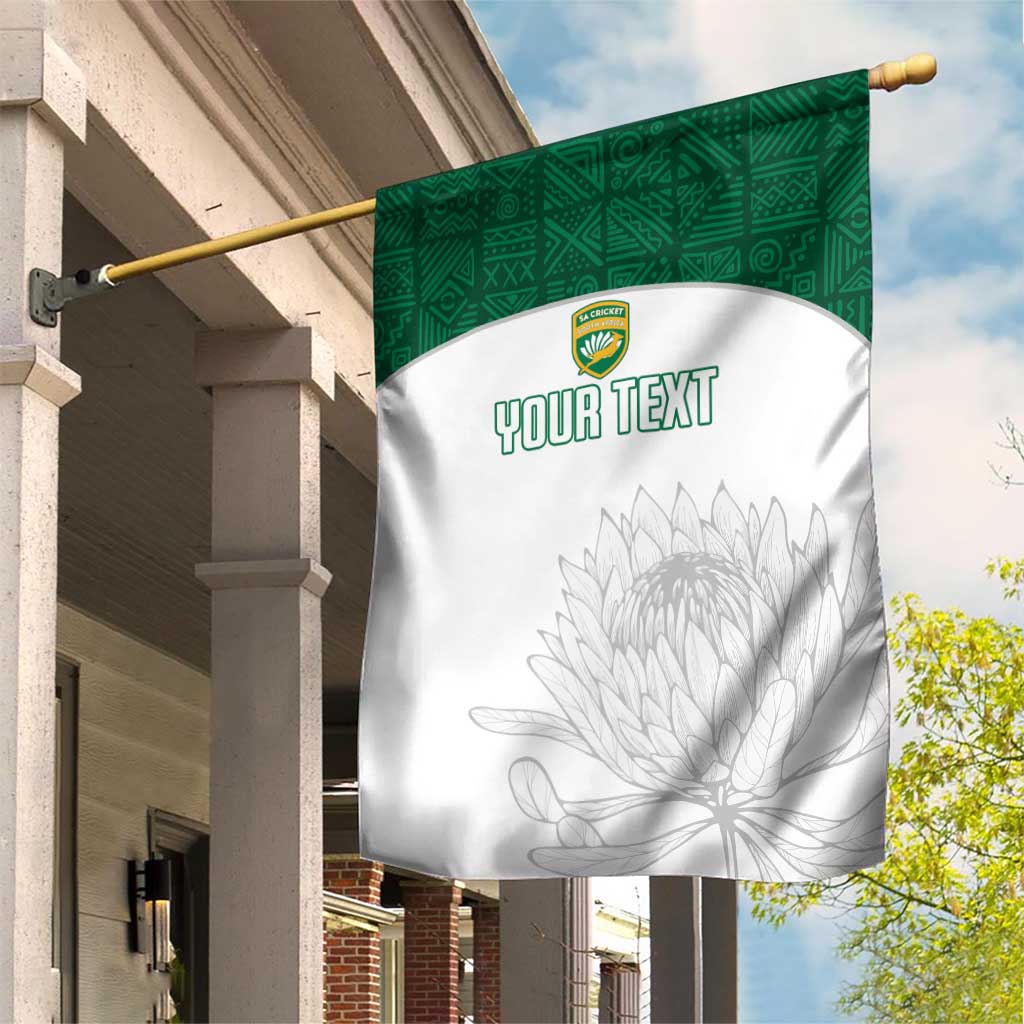 Custom South Africa Cricket Garden Flag Go Proteas - Wonder Print Shop