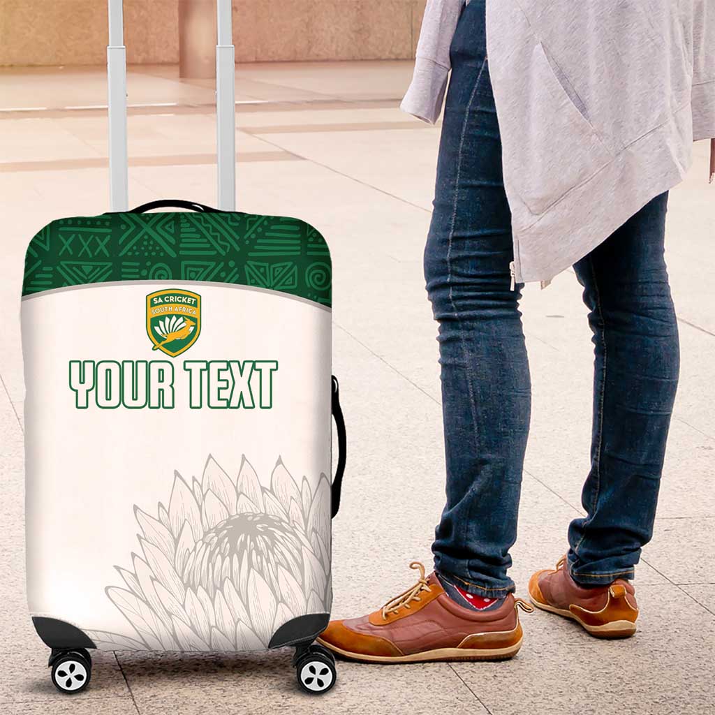 Custom South Africa Cricket Luggage Cover Go Proteas