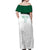 Custom South Africa Cricket Off Shoulder Maxi Dress Go Proteas - Wonder Print Shop