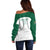 Custom South Africa Cricket Off Shoulder Sweater Go Proteas - Wonder Print Shop