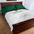 Custom South Africa Cricket Quilt Bed Set Go Proteas