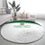 Custom South Africa Cricket Round Carpet Go Proteas