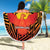 Custom South Africa Eastern Cape Cricket Beach Blanket Go Sunrisers - Wonder Print Shop