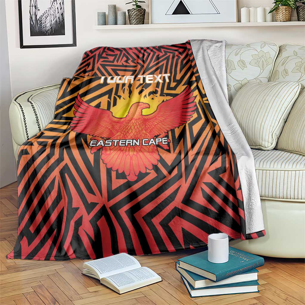 Custom South Africa Eastern Cape Cricket Blanket Go Sunrisers