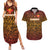 Custom South Africa Eastern Cape Cricket Couples Matching Summer Maxi Dress and Hawaiian Shirt Go Sunrisers - Wonder Print Shop